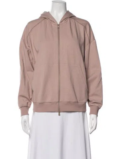 Pre-owned Brunello Cucinelli Bomber Jacket In Pink