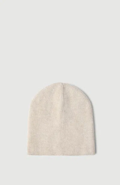 Brunello Cucinelli Cashmere English Rib Knit Beanie In Neutral