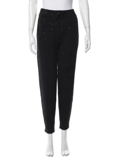 Pre-owned Brunello Cucinelli Cashmere Sequin Embellishments Sweatpants W/ Tags In Blue