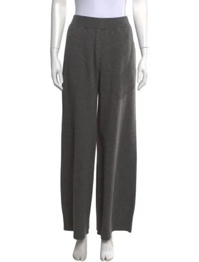 Pre-owned Brunello Cucinelli Cashmere Wide Leg Pants W/ Tags In Grey