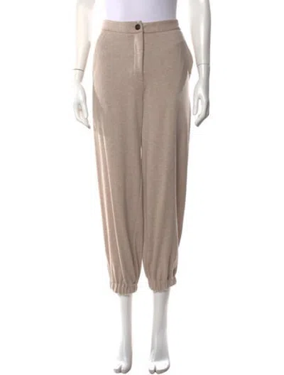 Pre-owned Brunello Cucinelli Cashmere Wide Leg Pants W/ Tags In Neutrals