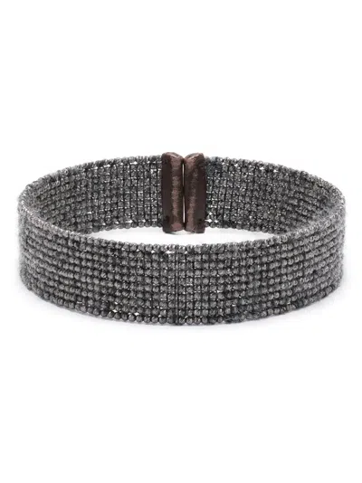 Brunello Cucinelli Choker Necklace In Lignite