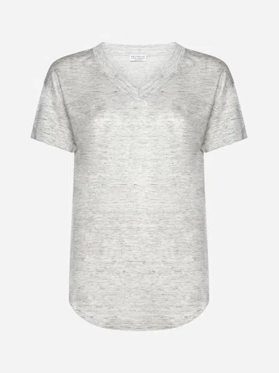 Brunello Cucinelli Cotton T-shirt In Grey