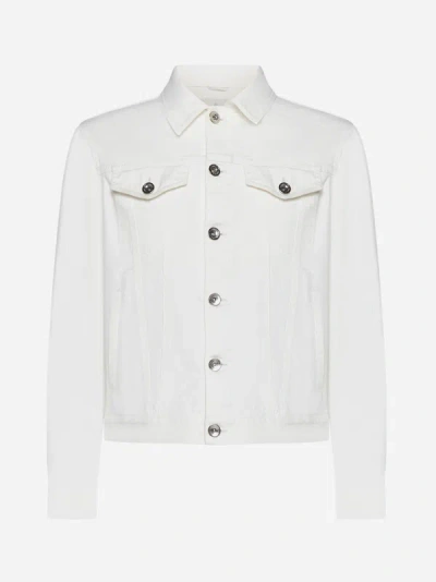 Brunello Cucinelli Denim Jacket In White