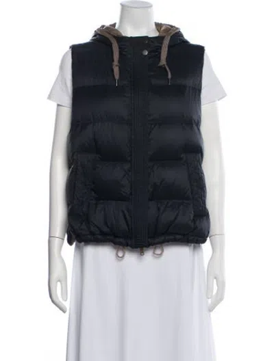 Pre-owned Brunello Cucinelli Down Jacket In Blue