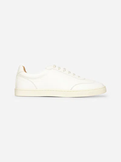 Brunello Cucinelli Ivory Deer Sneakers In White