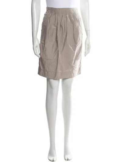 Pre-owned Brunello Cucinelli Mini Skirt In Neutrals