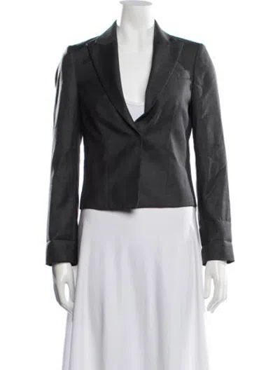 Pre-owned Brunello Cucinelli Virgin Wool Blazer In Black