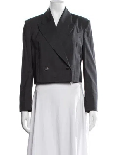 Pre-owned Brunello Cucinelli Virgin Wool Blazer W/ Tags In Grey