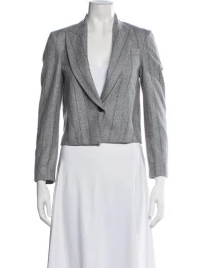 Pre-owned Brunello Cucinelli Virgin Wool Blazer W/ Tags In Grey