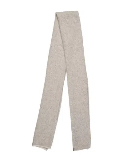 Pre-owned Brunello Cucinelli Virgin Wool Scarf W/ Tags In Grey/neutrals