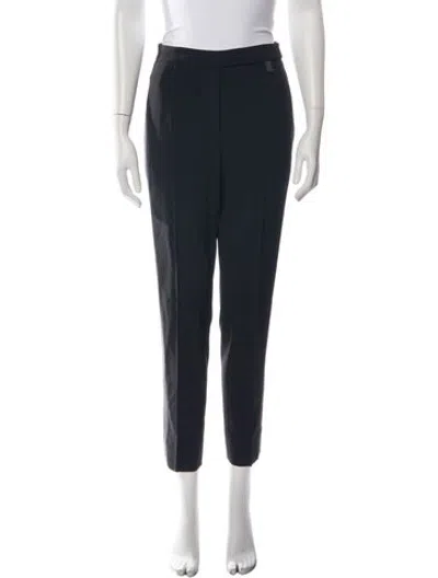 Pre-owned Brunello Cucinelli Virgin Wool Straight Leg Pants In Blue