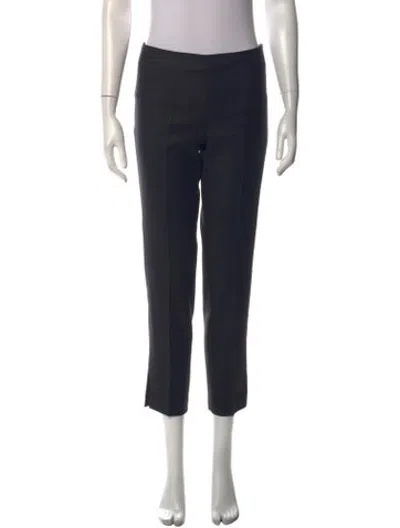 Pre-owned Brunello Cucinelli Virgin Wool Straight Leg Pants In Blue