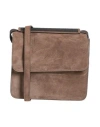 Brunello Cucinelli Woman Cross-body Bag Khaki Size - Soft Leather In Beige