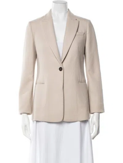 Pre-owned Brunello Cucinelli Wool Blazer In Neutrals