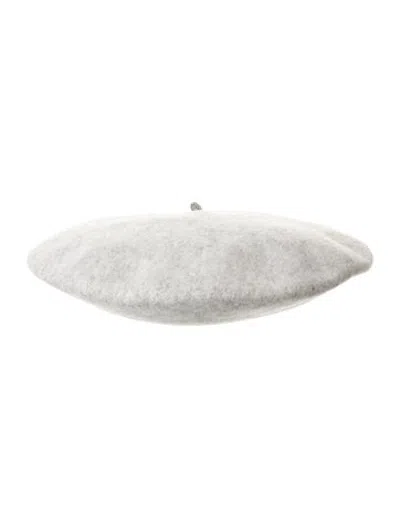 Pre-owned Brunello Cucinelli Wool Cap  W/tags In Grey