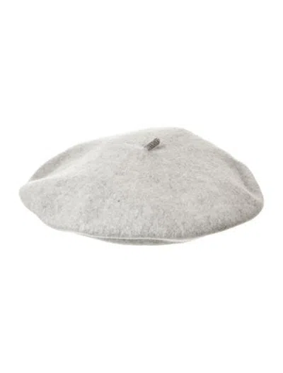 Pre-owned Brunello Cucinelli Wool Cap  W/tags In Grey