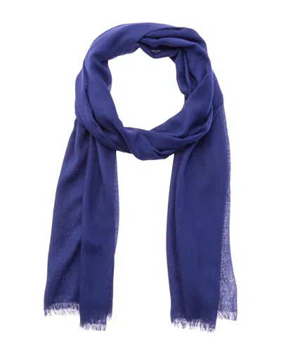 Bruno Magli Cashmere-blend Scarf In Blue