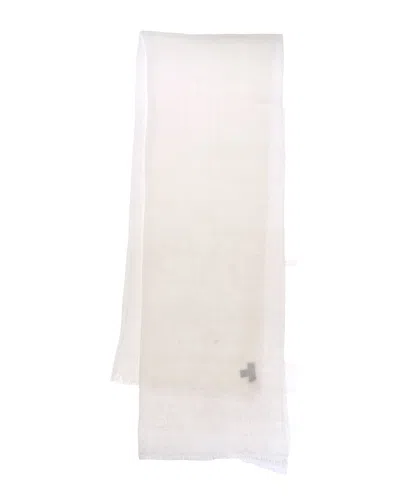 Bruno Magli Cashmere-blend Scarf In White