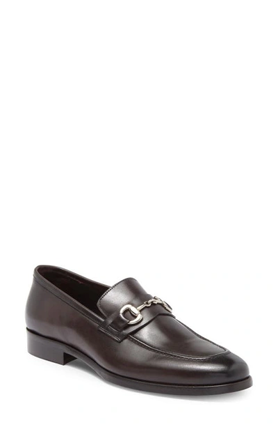 Bruno Magli Nino Horsebit Loafer In Dark Brown