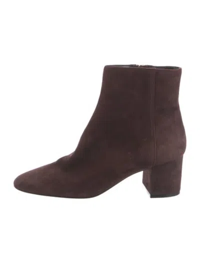 Pre-owned Bruno Magli Suede Boots In Brown