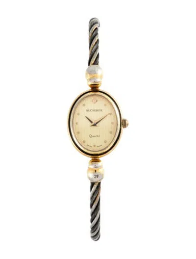 Pre-owned Bucherer Classic Watch, 17mm In Multicolor