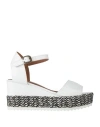 Bueno Woman Sandals White Size 7 Leather