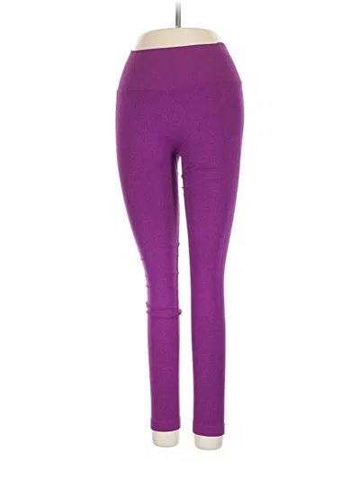 Pre-owned Buffbunny Collection Yoga Pants In Purple