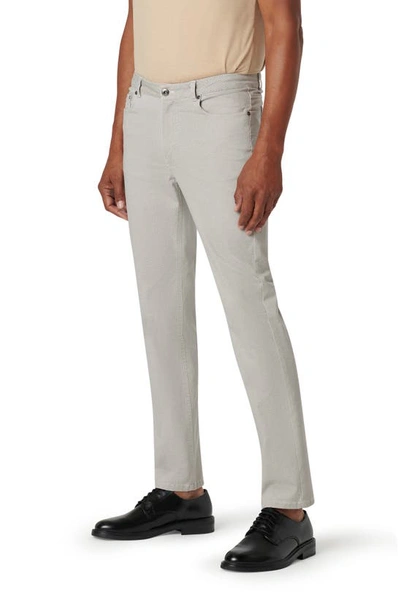 Bugatchi Five-pocket Straight Leg Trousers In Stone