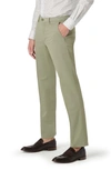 Bugatchi Flat Front Stretch Chinos In Khaki