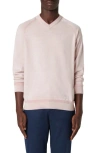 Bugatchi Men's Cotton-silk V-neck Sweater In Dusty Pink
