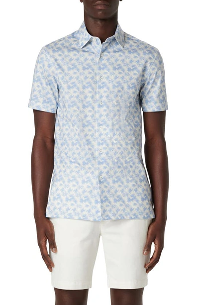 Bugatchi Men's Milo Ooohcotton Short-sleeve Shirt In Riviera