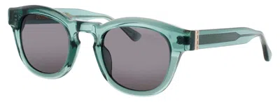 Bugatti Classic Square Sunglasses In Bgn/wg - Bottle Green/white Gold / Smoke