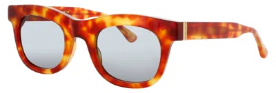 Bugatti Classic Square Sunglasses In Sbt/24k - Subtle Tortoise/24k / Blue Tint