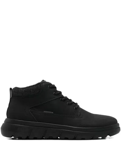 Bugatti Lace-up Ankle Boots In Black
