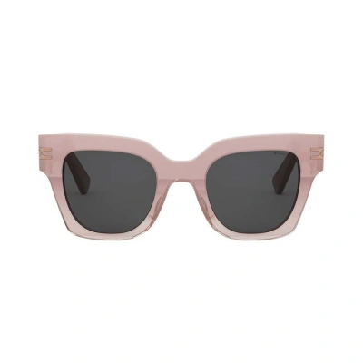 Bulgari B.zero1 Geometric Frame Sunglasses In Pink