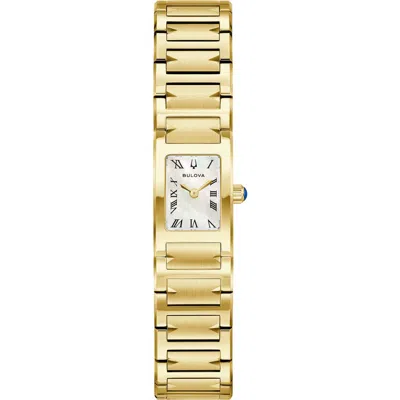Bulova Harmony Diamond Bracelet Watch In Gold-tone