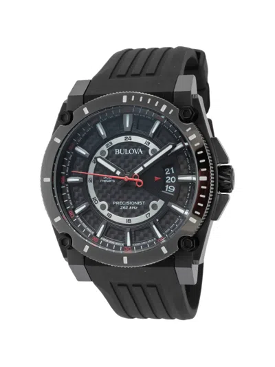 Bulova Precisionist 44mm Watch In Black