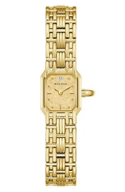 Bulova Sophia Bracelet Watch In Gold-tone