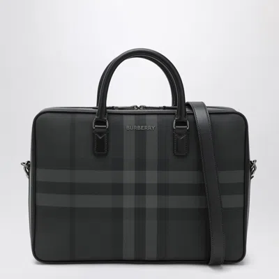Burberry Ainsworth Document Bag In Charcoal Colour In Gray