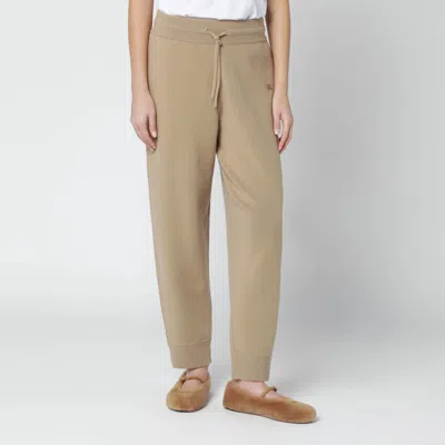 Burberry Beige Cashmere-blend Jogging Trousers In Brown