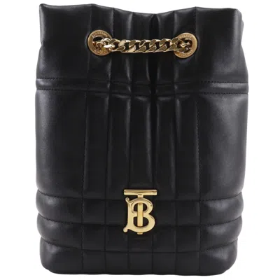 Pre-owned Burberry Black Leather Backpack ()