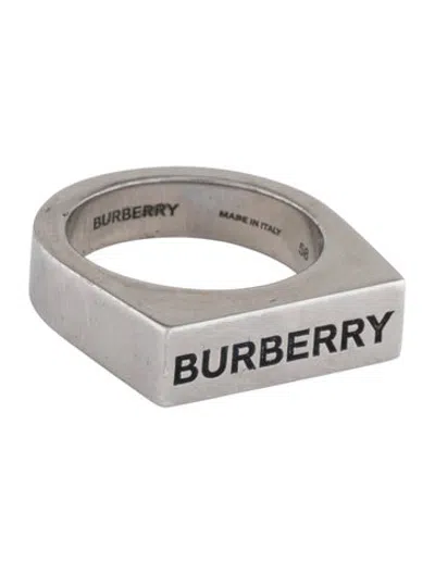 Pre-owned Burberry Enamel Band Ring In Multicolor