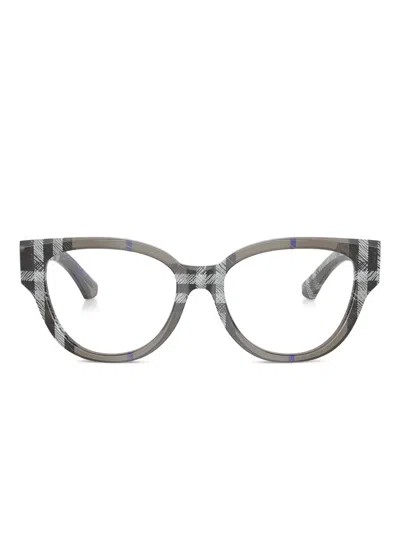 Burberry Eyewear Cat-eye Frame Glasses In Gray