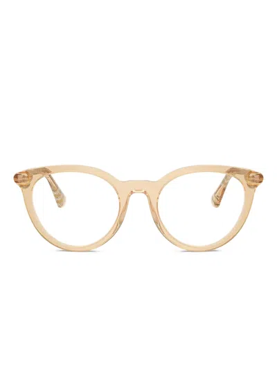 Burberry Eyewear Round-frame Glasses In Neutral