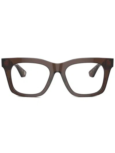 Burberry Eyewear Square-frame Glasses In Brown