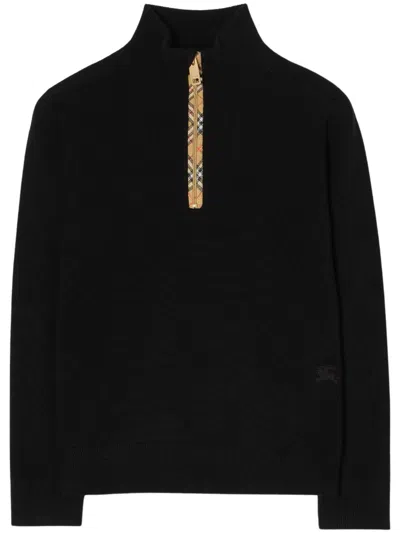 Burberry Girls' Cozy Sweater In Black