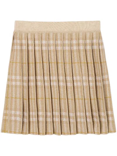 Burberry Girls' Iconic-style Skirt In Neutral