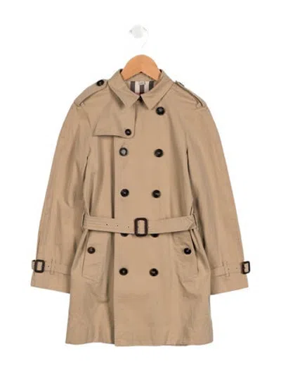 Pre-owned Burberry Kids' Trench Coat In Neutrals