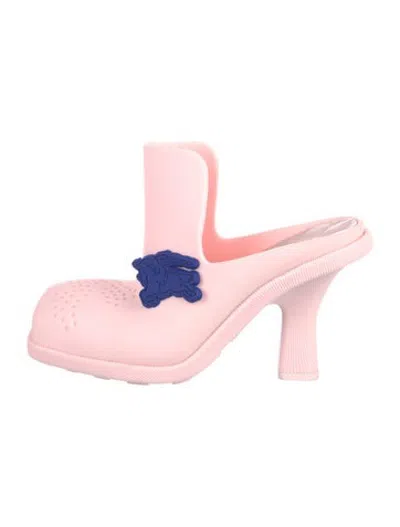 Pre-owned Burberry Mules In Pink